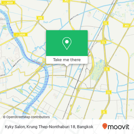 Kyky Salon, Krung Thep-Nonthaburi 18 map