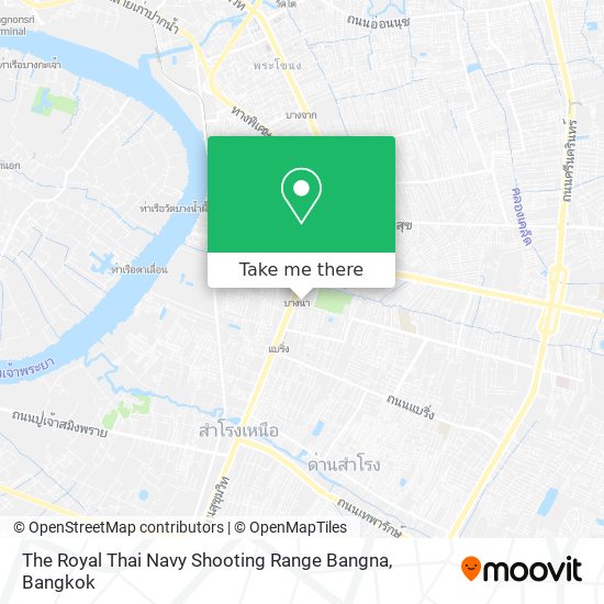 The Royal Thai Navy Shooting Range Bangna map