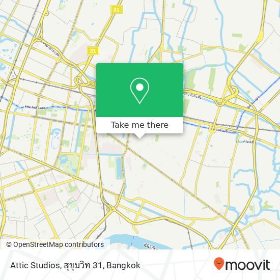 Attic Studios, สุขุมวิท 31 map