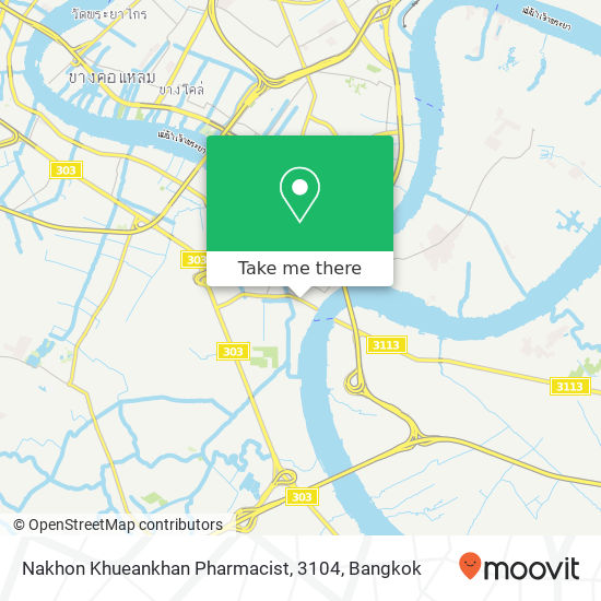 Nakhon Khueankhan Pharmacist, 3104 map