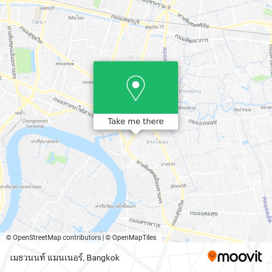 เมธวนนท์ แมนเนอร์ map