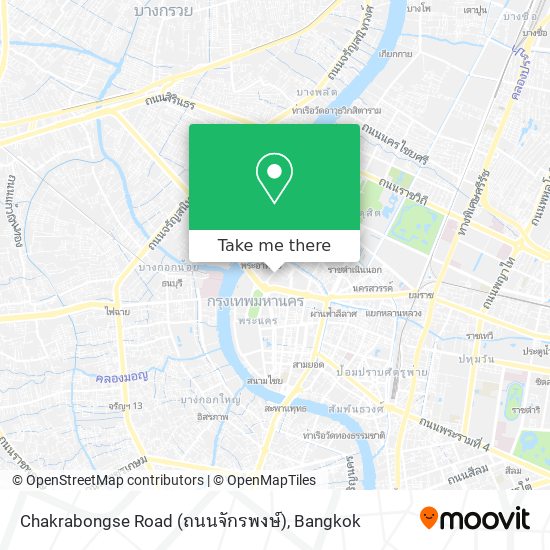 Chakrabongse Road (ถนนจักรพงษ์) map