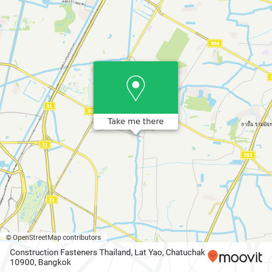 Construction Fasteners Thailand, Lat Yao, Chatuchak 10900 map