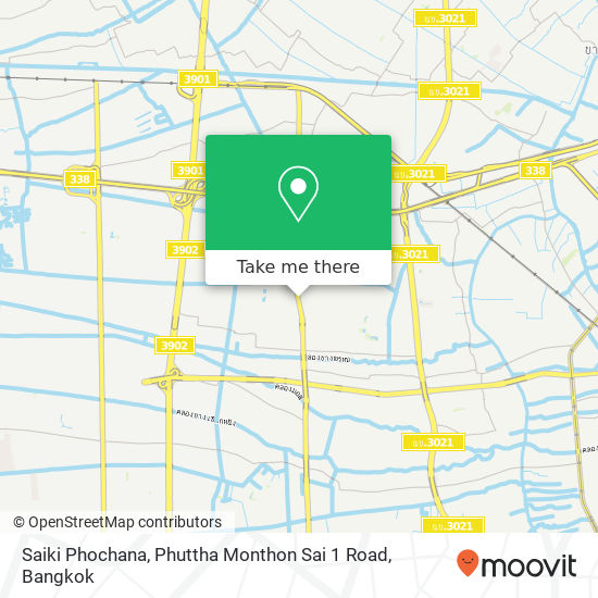 Saiki Phochana, Phuttha Monthon Sai 1 Road map