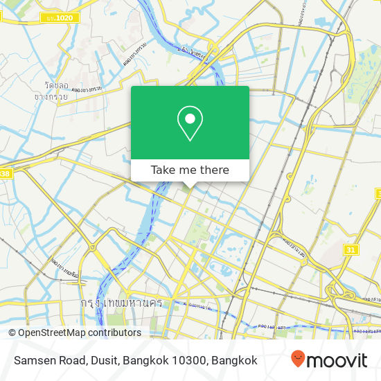 Samsen Road, Dusit, Bangkok 10300 map