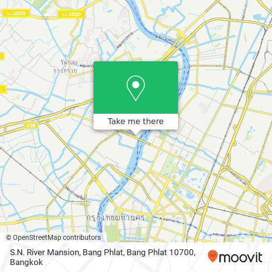 S.N. River Mansion, Bang Phlat, Bang Phlat 10700 map