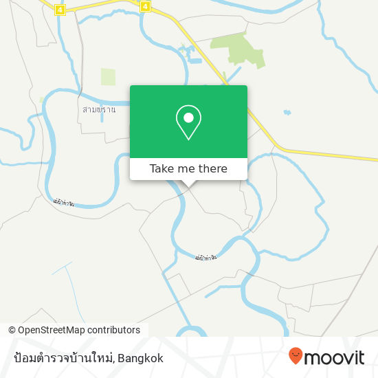 ป้อมตำรวจบ้านใหม่ map