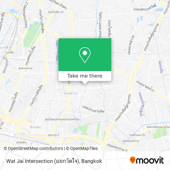 Wat Jai Intersection (แยกวัดใจ) map