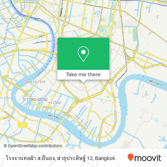 โรงงานทอผ้า ส.ยืนยง, สาธุประดิษฐ์ 12 map