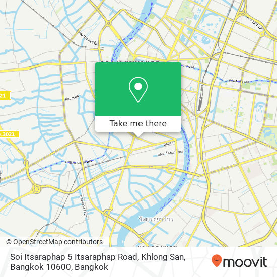 Soi Itsaraphap 5 Itsaraphap Road, Khlong San, Bangkok 10600 map