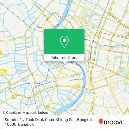 Somdet 1 / Taok Dilok Chan, Khlong San, Bangkok 10600 map