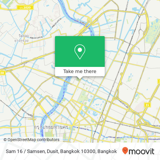 Sam 16 / Samsen, Dusit, Bangkok 10300 map