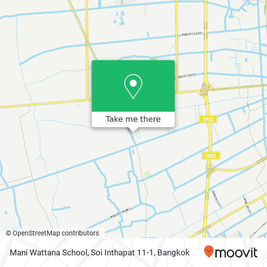 Mani Wattana School, Soi Inthapat 11-1 map