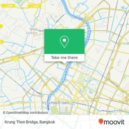 Krung Thon Bridge map