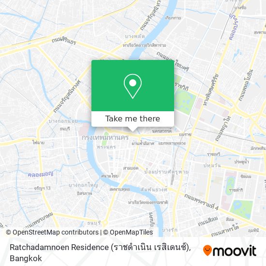 Ratchadamnoen Residence (ราชดำเนิน เรสิเดนซ์) map