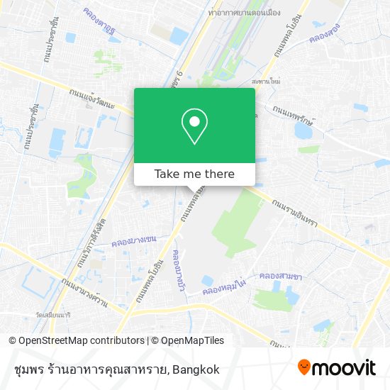 ชุมพร ร้านอาหารคุณสาหราย map