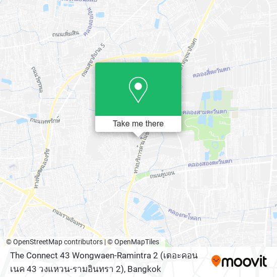 The Connect 43 Wongwaen-Ramintra 2 (เดอะคอนเนค 43 วงแหวน-รามอินทรา 2) map