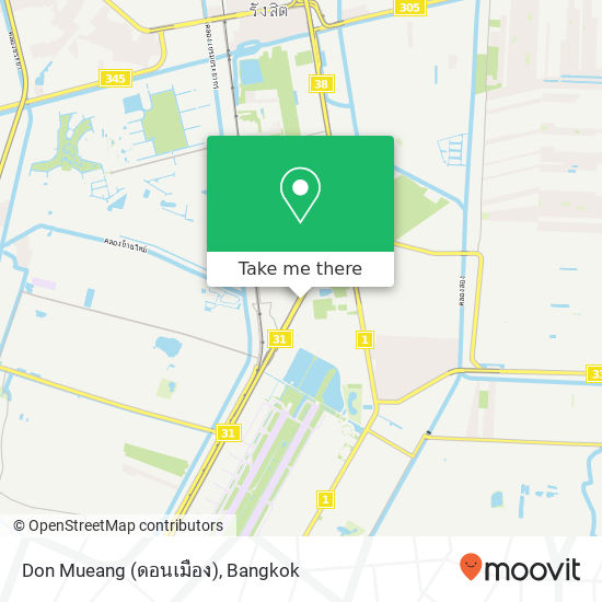 Don Mueang (ดอนเมือง) map