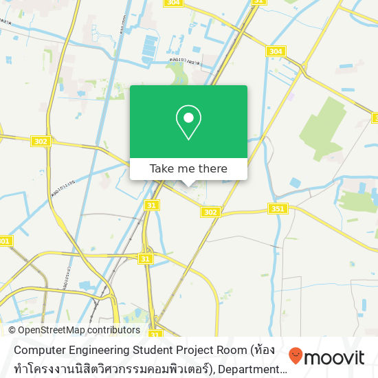 Computer Engineering Student Project Room (ห้องทำโครงงานนิสิตวิศวกรรมคอมพิวเตอร์), Department of Computer Engineering map