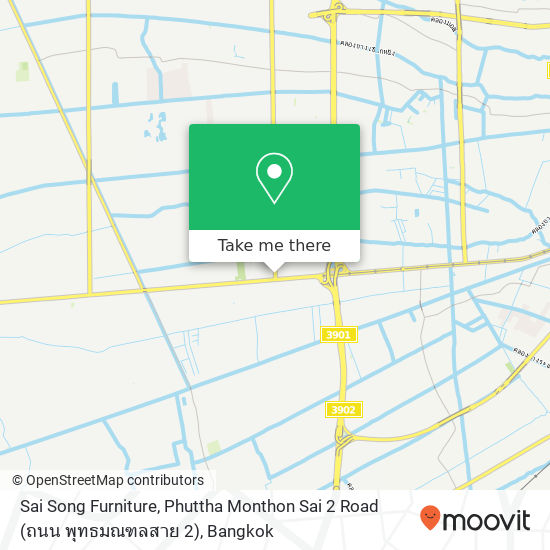 Sai Song Furniture, Phuttha Monthon Sai 2 Road (ถนน พุทธมณฑลสาย 2) map