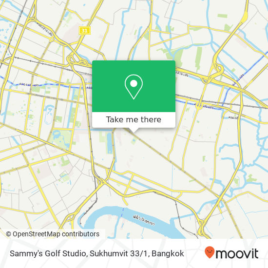 Sammy's Golf Studio, Sukhumvit 33 / 1 map