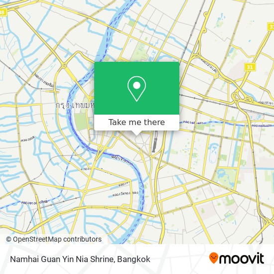 Namhai Guan Yin Nia Shrine map
