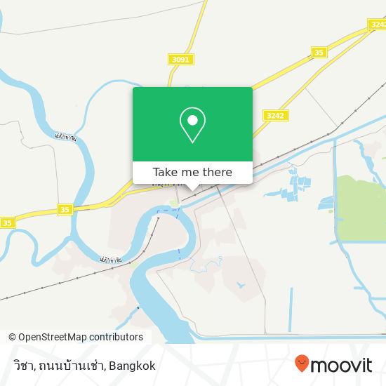 วิชา, ถนนบ้านเช่า map