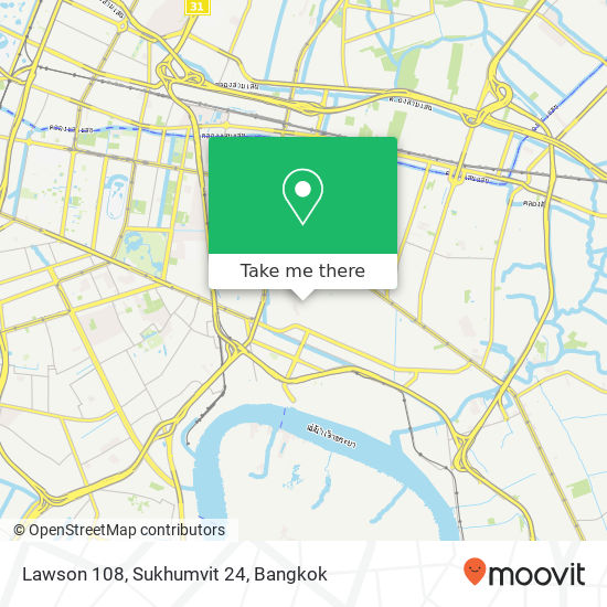 Lawson 108, Sukhumvit 24 map