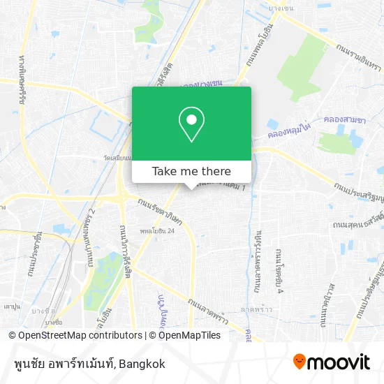 พูนชัย อพาร์ทเม้นท์ map