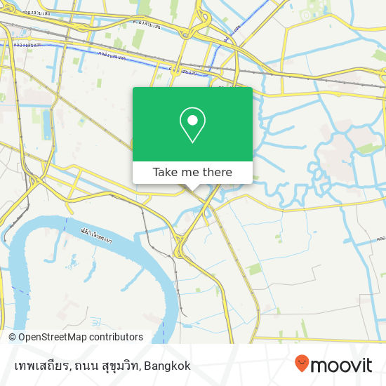 เทพเสถียร, ถนน สุขุมวิท map