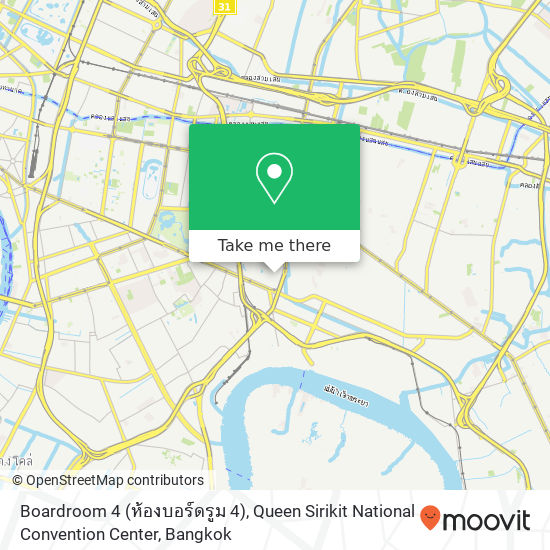 Boardroom 4 (ห้องบอร์ดรูม 4), Queen Sirikit National Convention Center map