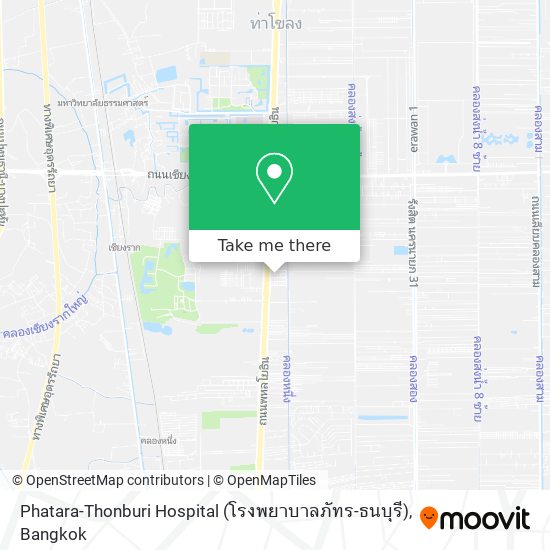 Phatara-Thonburi Hospital (โรงพยาบาลภัทร-ธนบุรี) map