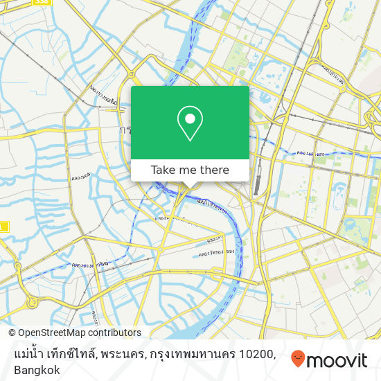 แม่น้ำ เท็กซ์ไทล์, พระนคร, กรุงเทพมหานคร 10200 map