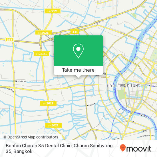 Banfan Charan 35 Dental Clinic, Charan Sanitwong 35 map