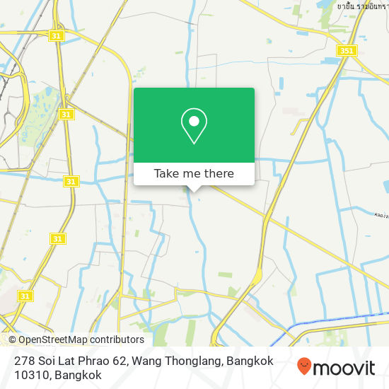 278 Soi Lat Phrao 62, Wang Thonglang, Bangkok 10310 map