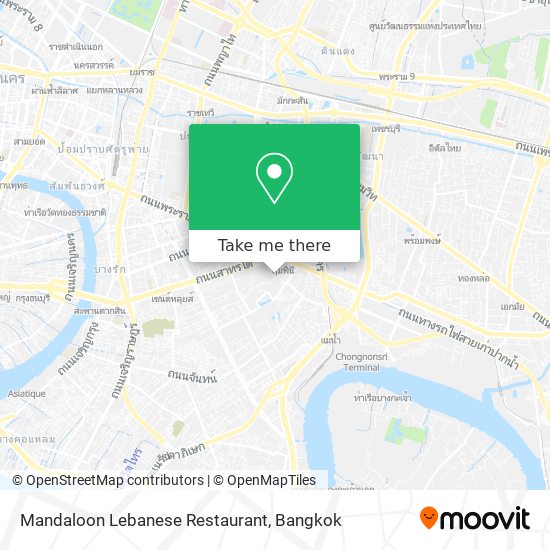 Mandaloon Lebanese Restaurant map