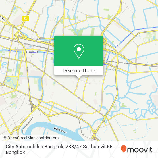 City Automobiles Bangkok, 283 / 47 Sukhumvit 55 map