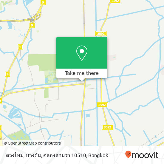 ดวงใหม่, บางชัน, คลองสามวา 10510 map