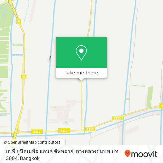 เอ.พี ยูนิคเมทัล แอนด์ ซัพพลาย, ทางหลวงชนบท ปท. 3004 map