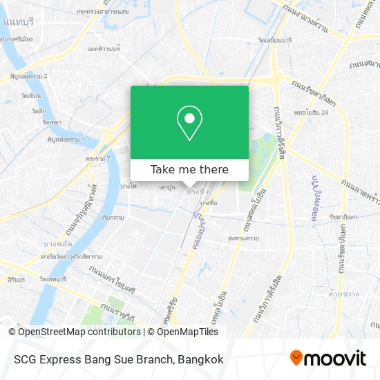 SCG Express Bang Sue Branch map