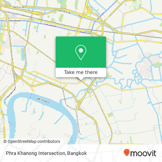 Phra Khanong Intersection map