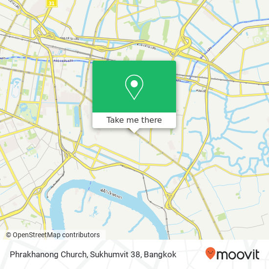 Phrakhanong Church, Sukhumvit 38 map