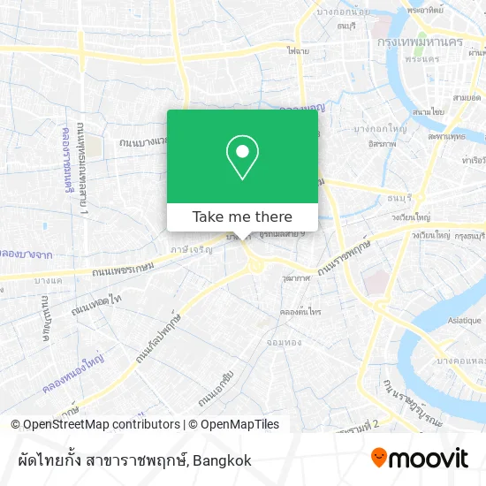 ผัดไทยกั้ง สาขาราชพฤกษ์ map