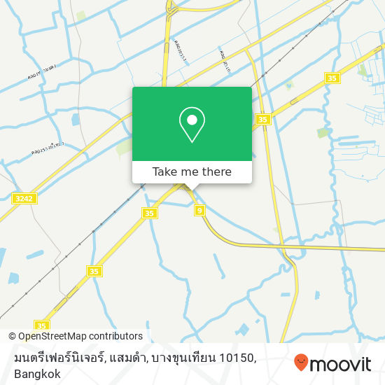 มนตรีเฟอร์นิเจอร์, แสมดำ, บางขุนเทียน 10150 map