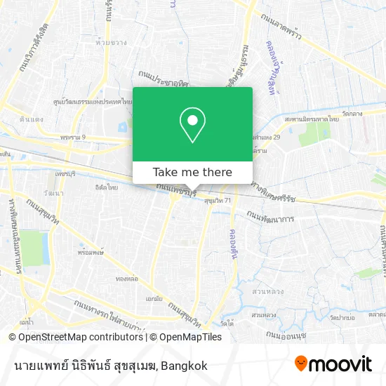 นายแพทย์ นิธิพันธ์ สุขสุเมฆ map
