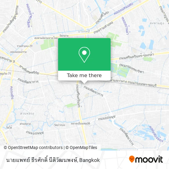 นายแพทย์ ธีรศักดิ์ นีติวัฒนพงษ์ map