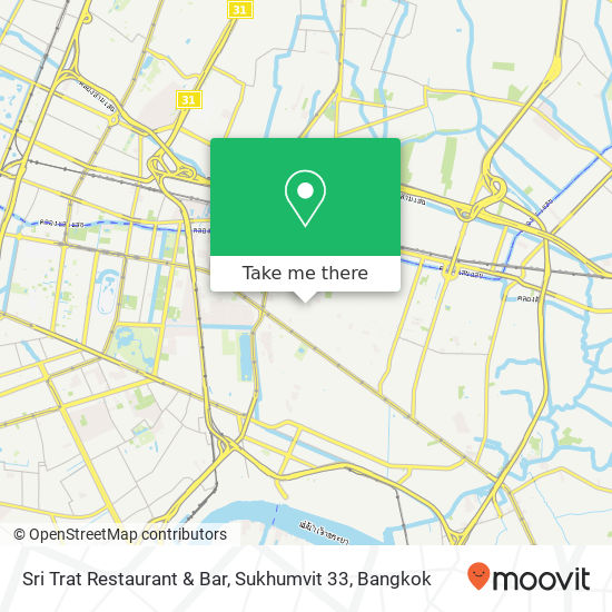 Sri Trat Restaurant & Bar, Sukhumvit 33 map