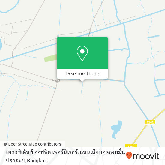 เพรสซิเด๊นท์ ออฟฟิศ เฟอร์นิเจอร์, ถนนเลียบคลองหมื่นปรารมย์ map