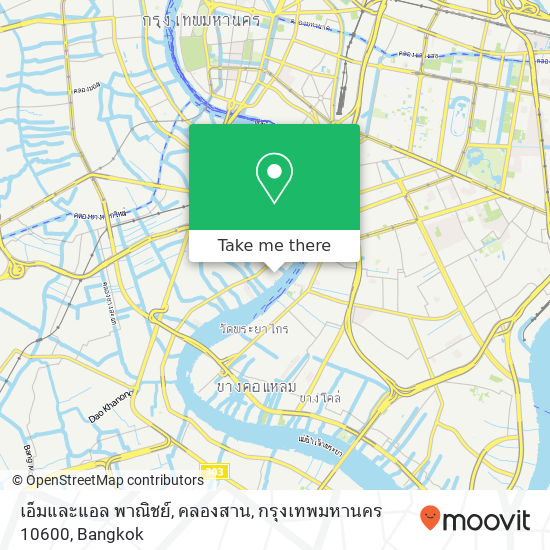 เอ็มและแอล พาณิชย์, คลองสาน, กรุงเทพมหานคร 10600 map