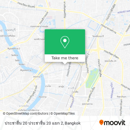 ประชาชื่น 20 ประชาชื่น 20 แยก 2 map